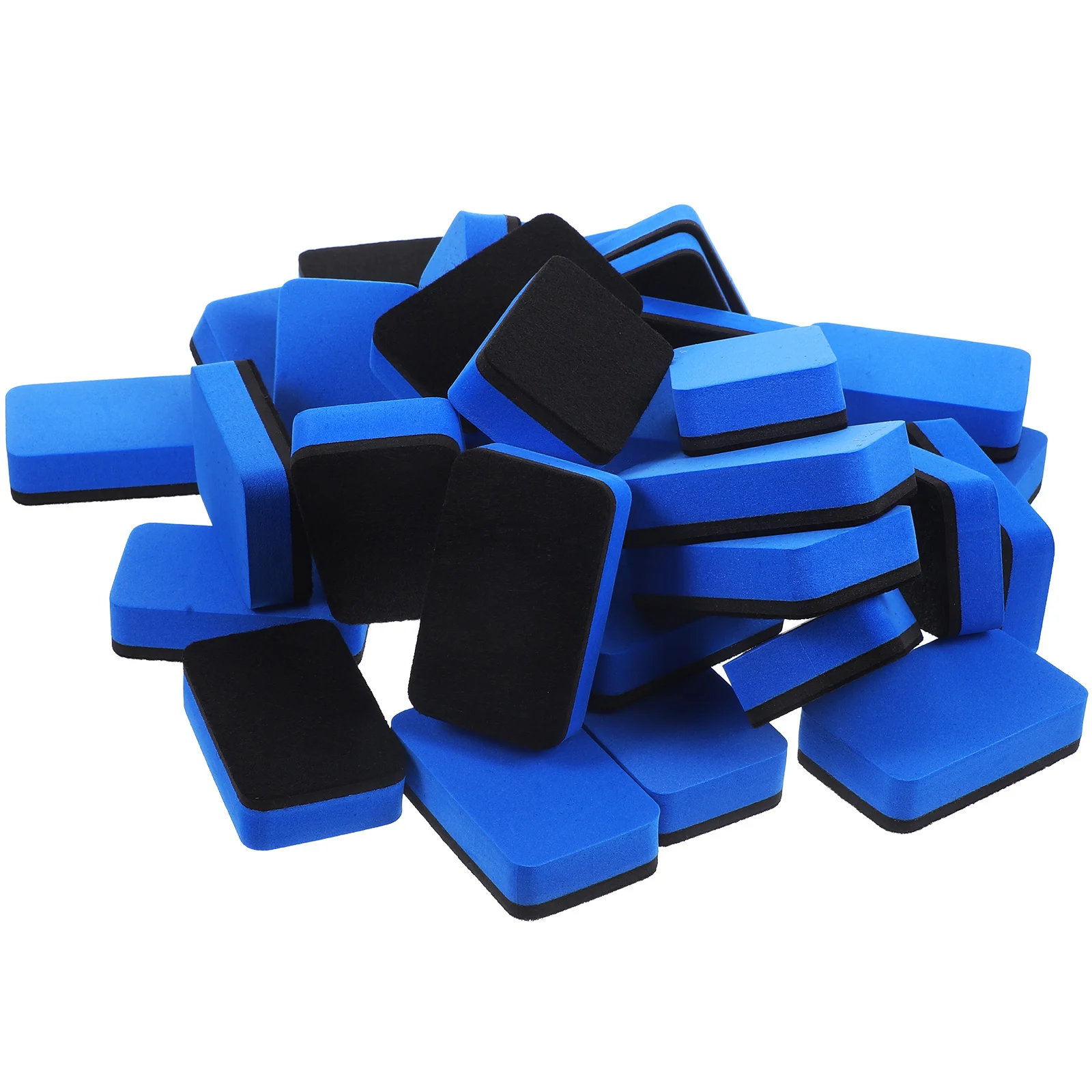36pcs Whiteboard Eraser Lightweight Portable Reusable Erase Wipe Tool For Office Classroom Home Student Supplies