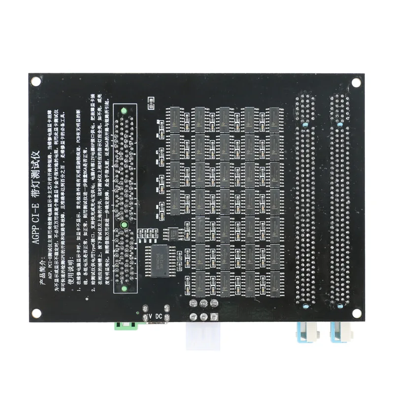 Testeur de prise à usage touristique PC AGP PCI-E X16, vérificateur de carte vidéo, outil de diagnostic