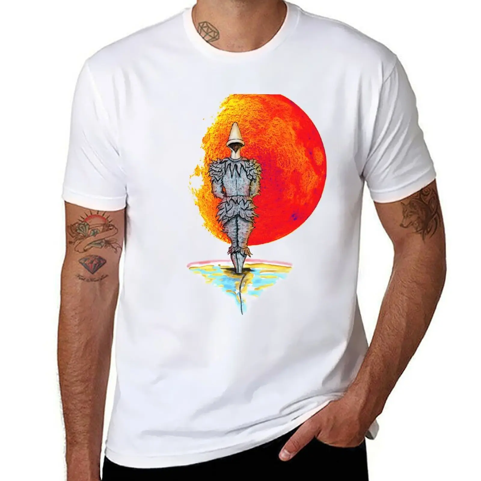 

Ziggy Pierrot tribute T-Shirt Casual Basic Short Sleeve T-Shirt