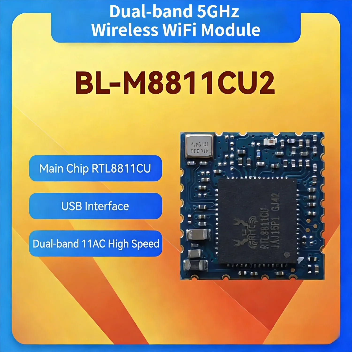BL-M8811CU2 Dual-Band 5GHz WiFi Module Realtek RTL8811CU Wireless USB Image Transmission Module for Enhanced Network Co