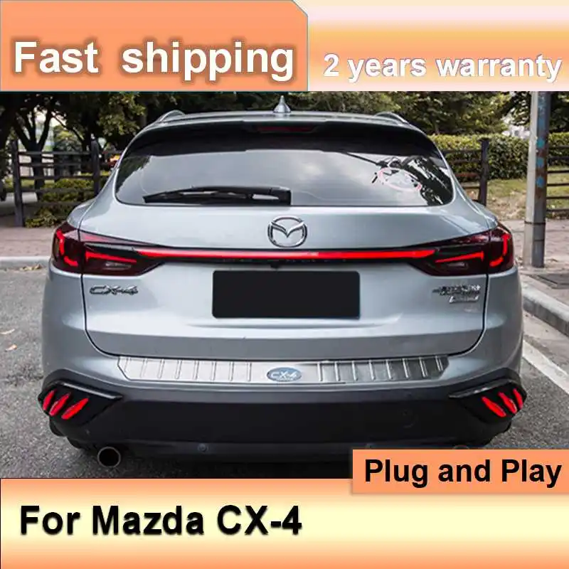 اكسسوارات السيارات لمازدا CX-4 الذيل ضوء مازدا CX-4 المصابيح الخلفية DRL بدوره إشارة منخفضة عالية شعاع العارض عدسة #3