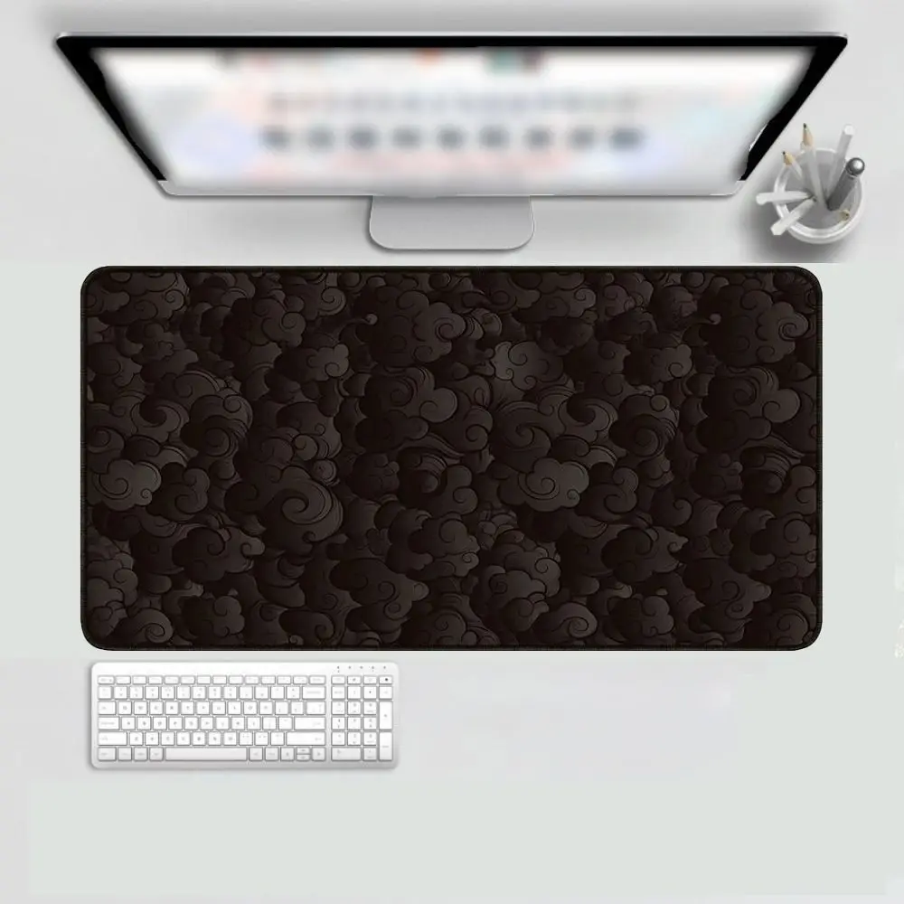 

900*400 мм японский коврик для мыши с облаком, креативный утолщенный игровой коврик для мыши 4 мм, гладкий резиновый нескользящий настольный коврик для домашнего офиса