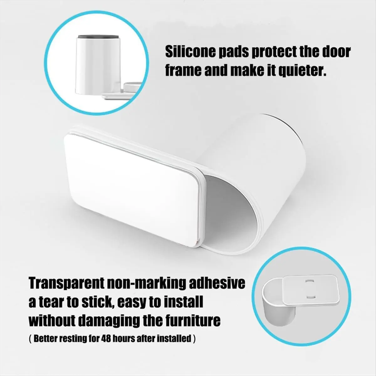 A89X Child Safety Anti-Pinch Door Card Rotatable Safety Door Stopper Door Plug Protective Buckle Lock Anti-Door Switch