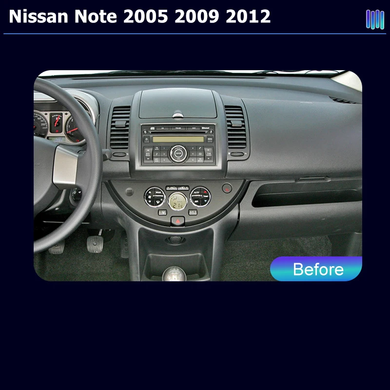 AI VOICE roadivox Android car radio for Nissan Note 2005 2009 2012 stereo GPS Navigation video Multimedia Player tape recorder