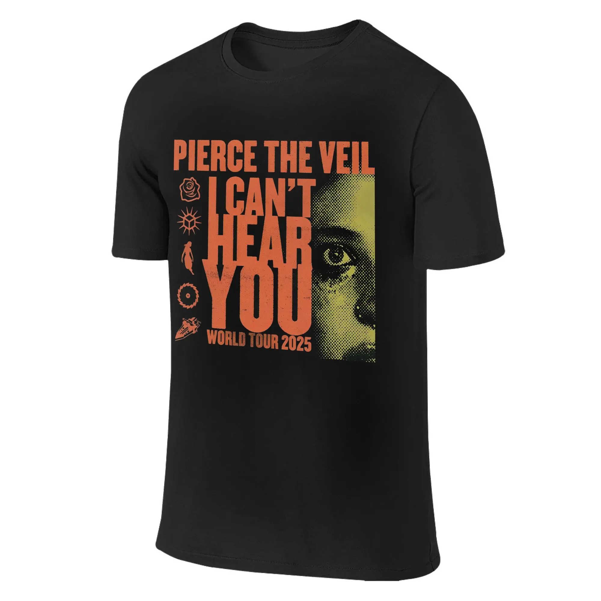 Summer Pierce The Veilsd I Can' Hear You World Tour  T Shirt Accessories for Men Women Cotton Casual Shirt Short Sleeve Clothes