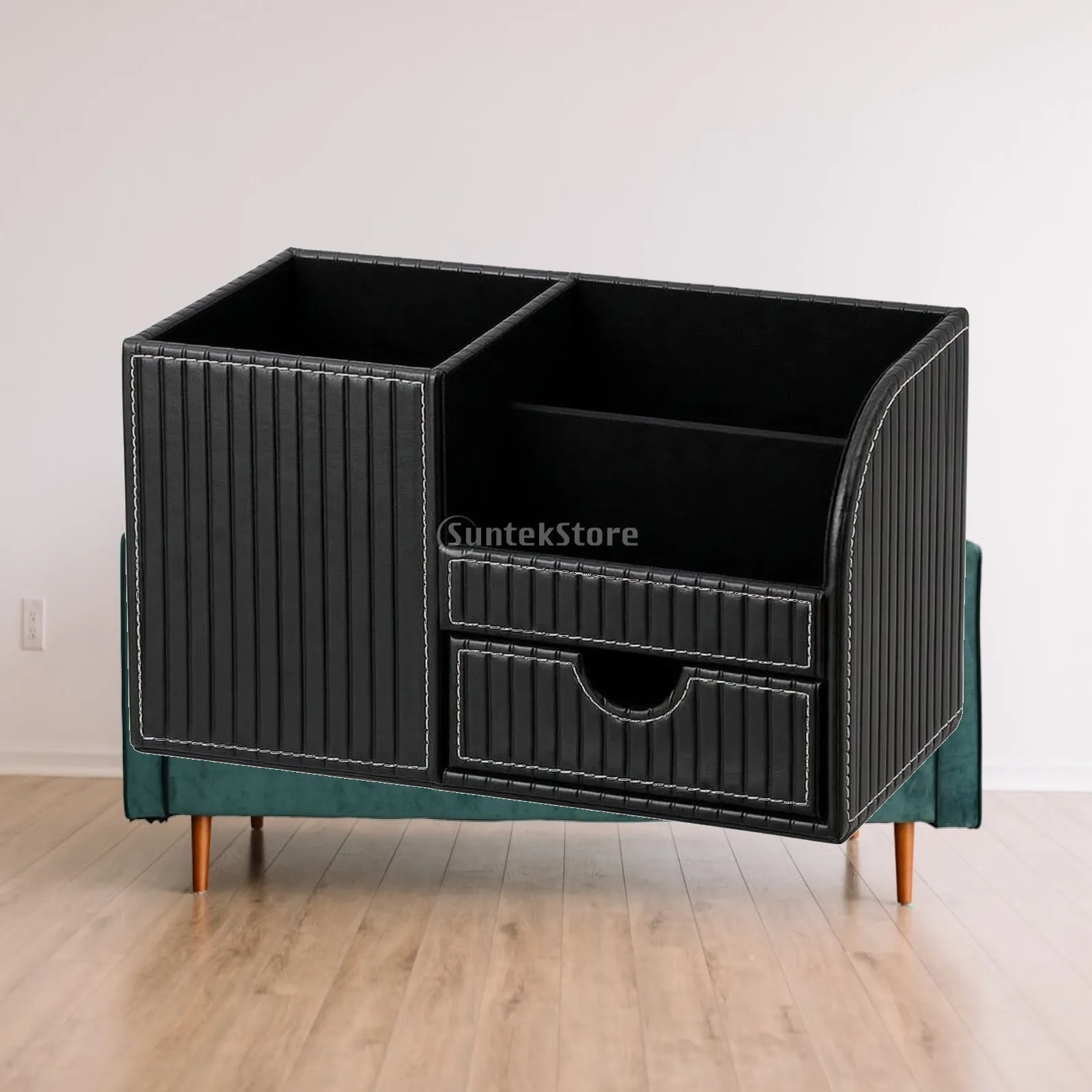Desk Organizer Vertical Storage Organizer with Drawer for Professionals, Home Office, Study Room