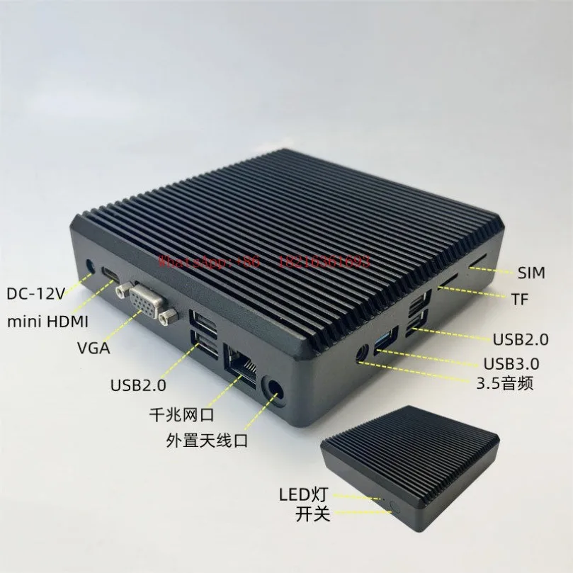 J1800 mini Small Host micro Industrial Computer desktop PC Portable Spot Fast Delivery
