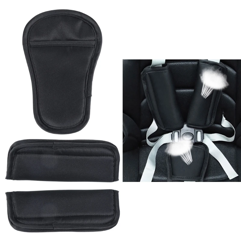 Baby Stroller Shoulder Pad Set Safe & Comfortable Baby Pram Shoulder Cushions Soft & Long Servcie Carriages Shoulder Pad