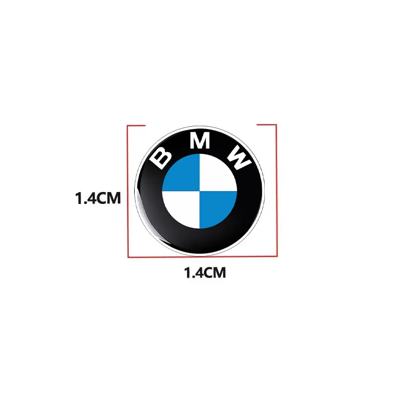 11/14 مللي متر مفتاح السيارة شعار ملصقات التحكم التلقائي مفتاح شعار اكسسوارات لسيارات BMW X6 X1 X2 X3 X4 X5 X7 E46 E39 E90 E36 E60 E34 E30 F30