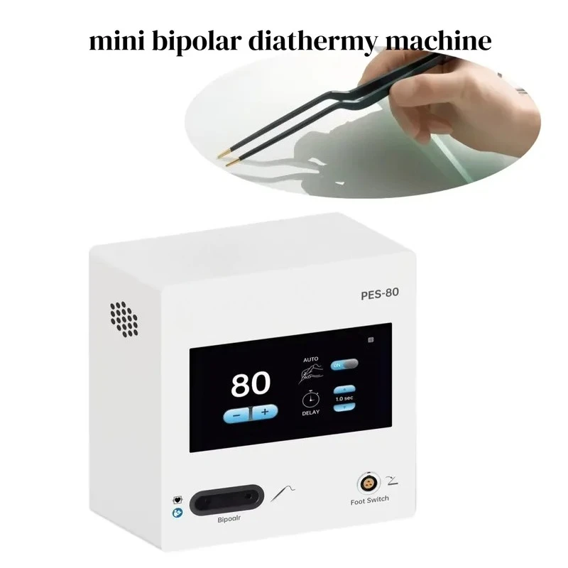 Veterinary Portable Mini Bipolar Diathermy Machine Unit PES-80 High Precision for Use Medical