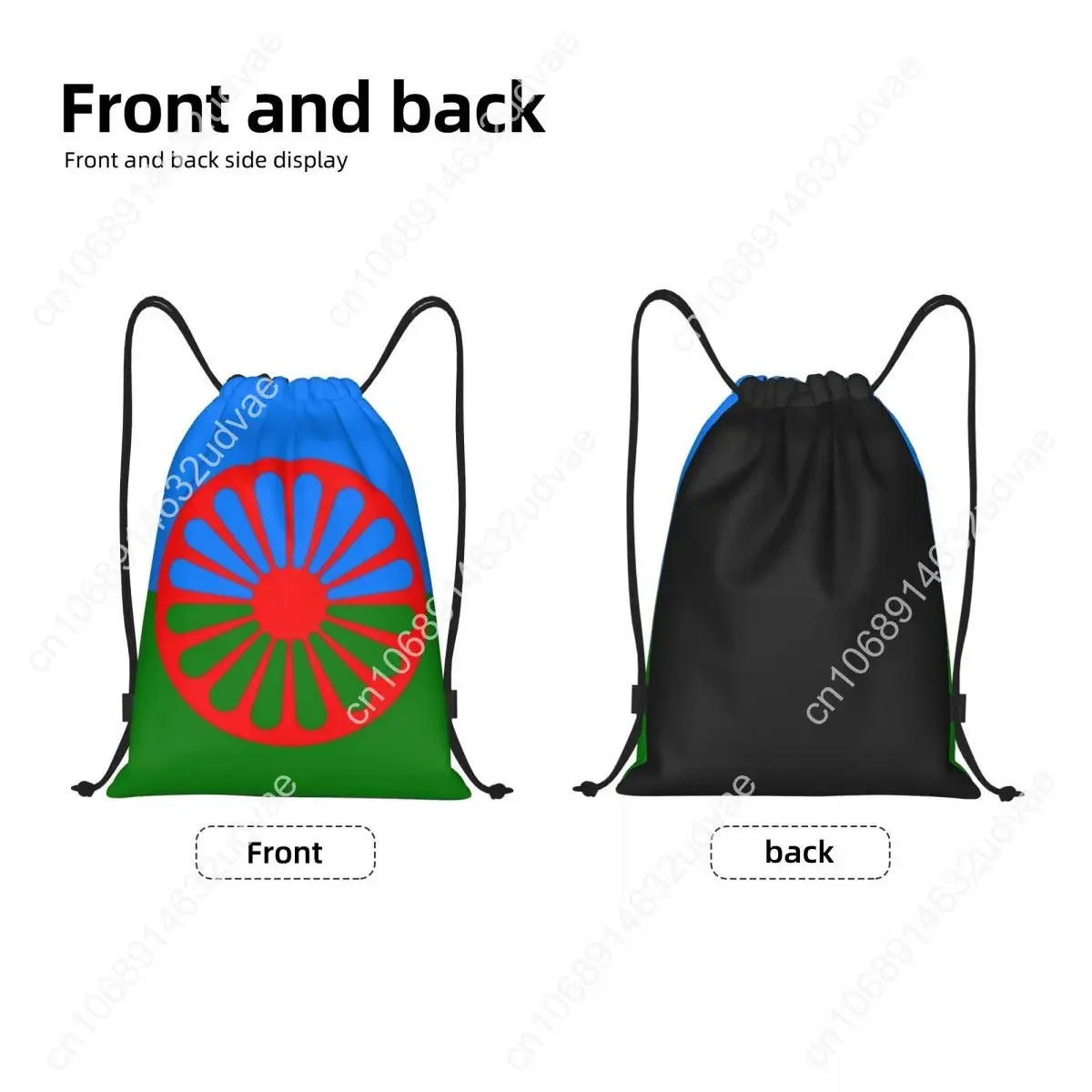 Personalized Yoga Backpack for Men and Women Roman Numeral String Bags Workout Gypsy Feel Yoga Bag