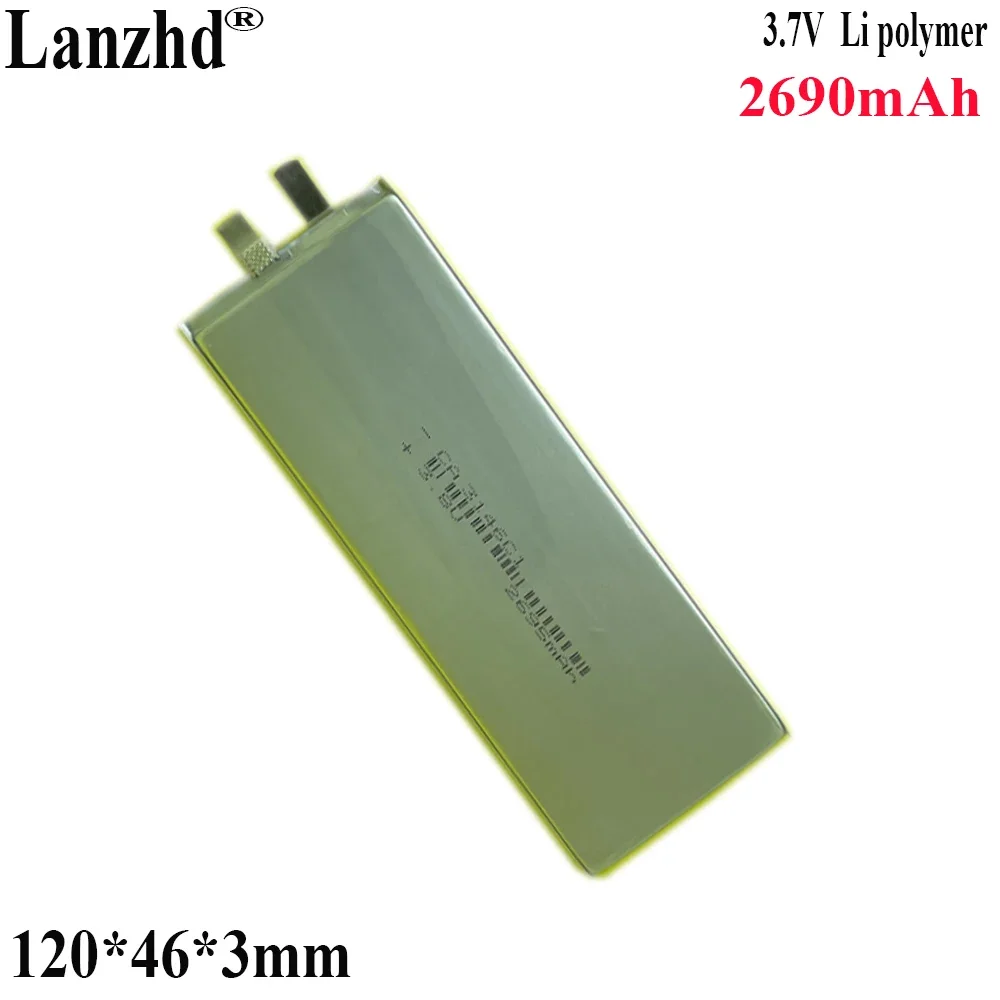 3.8V polymer lithium battery 2690mAh For mobile phone built-in battery fast charging source notebook 3146120