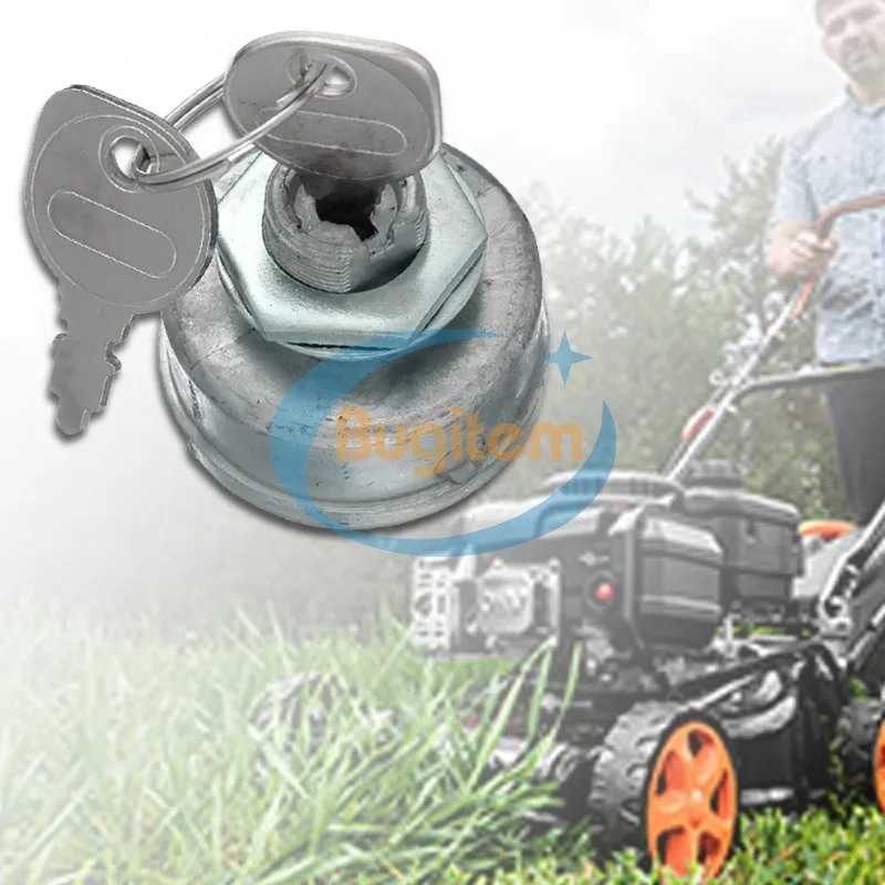 Ignition Starter Switch with 2 Keys Lawn Mower Tractor Switch 5 Terminals 725-0267A 925-0267A For MTD 725-0267 Husqvarna