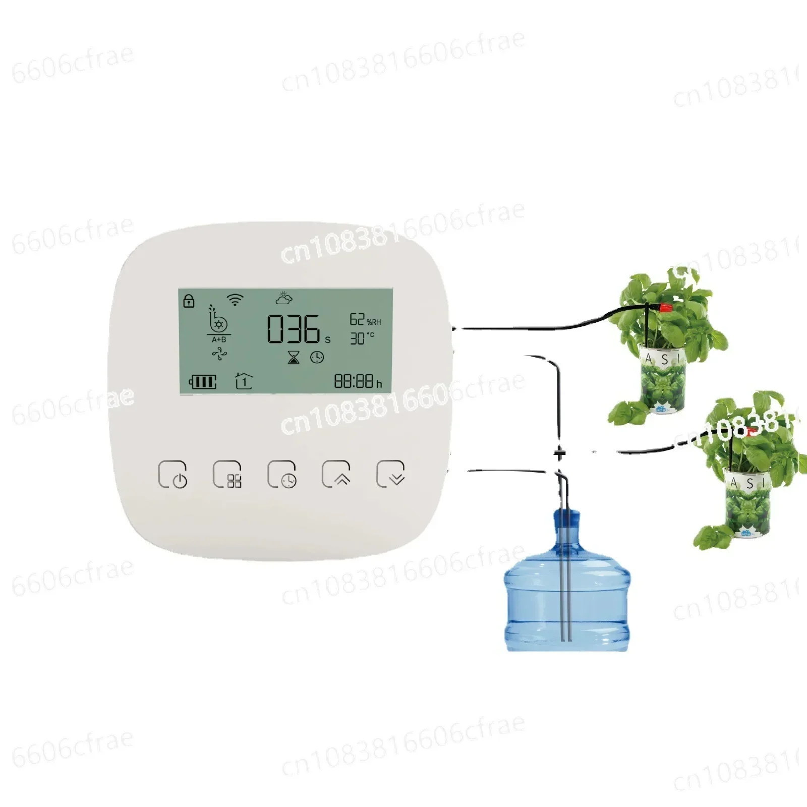 WiFi Smart Home Watering Timer Charging App Micro Drip Irrigation System Double Pump Watering Smart Switch