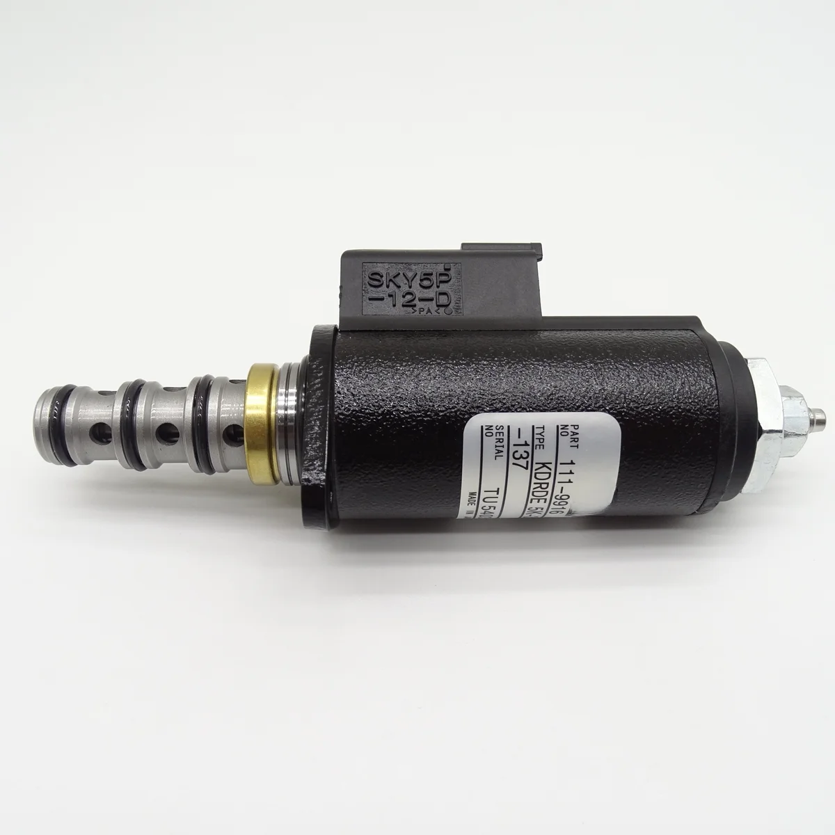 For CAT 320B 320C 320D GENUINE Solenoid Valve Yellow Dot 111-9916