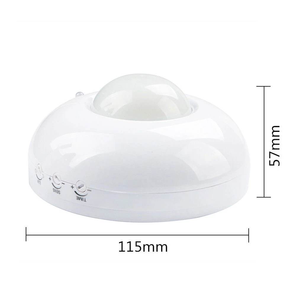 High Sensitivity 360 degree Automatic Ceiling Infrared PIR Motion Sensor Switch Led Light Motion Sensor AC 110V 220V 8m Max