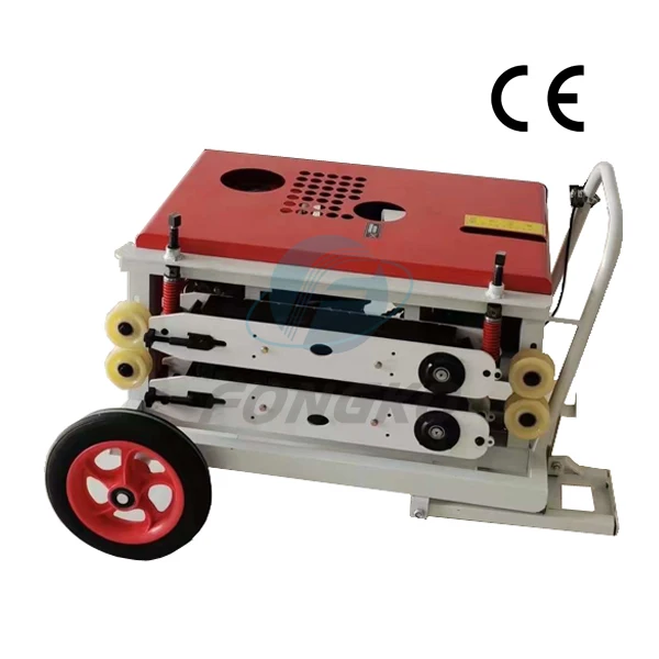 Laying Power Cable And Fiber Optic Cable Direct Buried Underground Duct Rod Pusher Cable Pulling Traction Machine