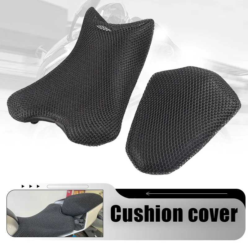 

For CFMOTO 250SR MY22 300SR 450 SR 250NK Rear Seat Hump Cushion Cover Net Mesh Protector Insulation Cushion Cover Motorbike