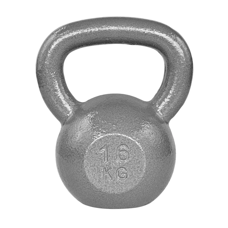Grey Cast Iron Kettlebell  Adjustable Weight Durable Exercise Fitness Tool