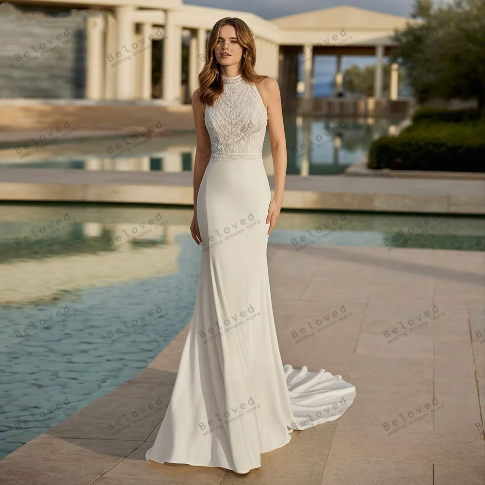 

Elegant Wedding Dresses Charming Bridal Gowns Modern Robes Lace Tiered Sweep Train Glamorous Vestidos De Novia Customized 2025