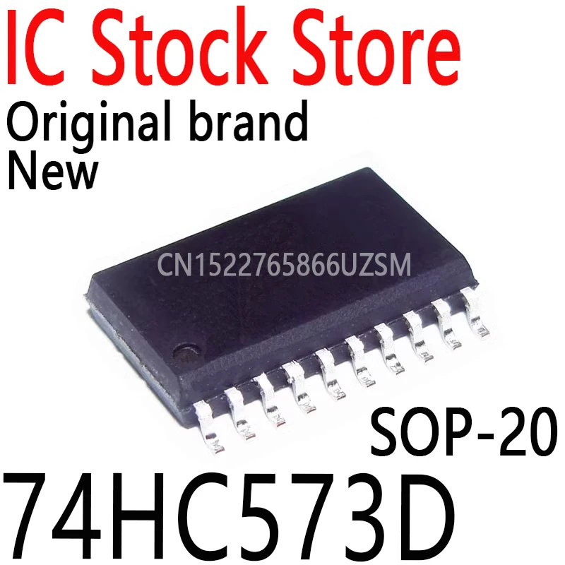 10PCS New and Original SMD 74HC573 8-bit Tri-state Output D-type Latch SOP20 74HC573D