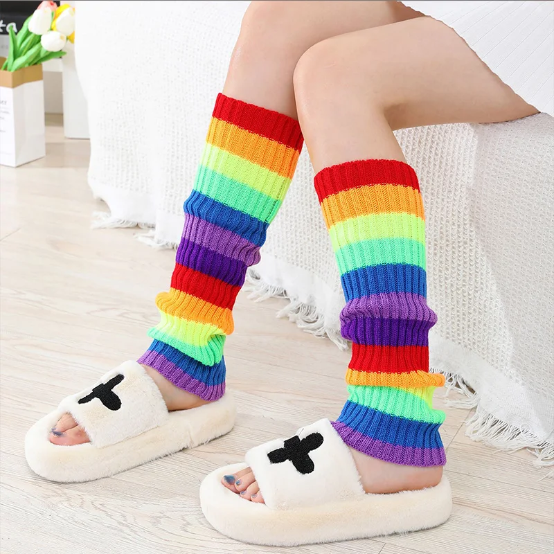 المرأة الصوفية غطاء الساق JK فتاة الساخنة تنوعا محبوك غطاء للقدم الدافئة تخزين مجموعة غطاء الحذاء #1
