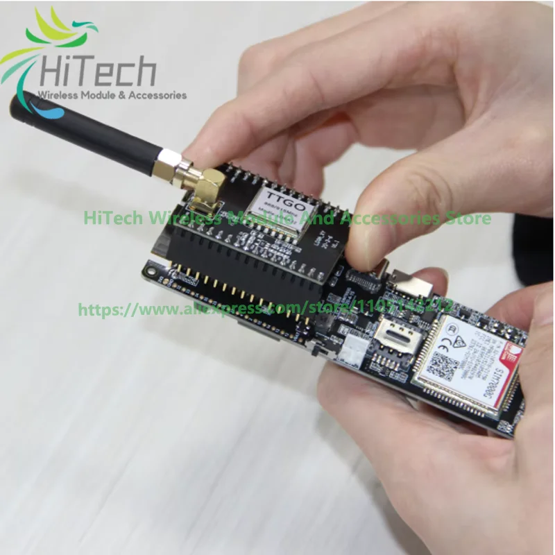 ESP32-WROVER-B Chip SIMCOM SIM7600E-H LTE Cat4 Module 915MHz 868MHz Shield SIM7000G NB-IoT Development Board with WiFi Bluetooth