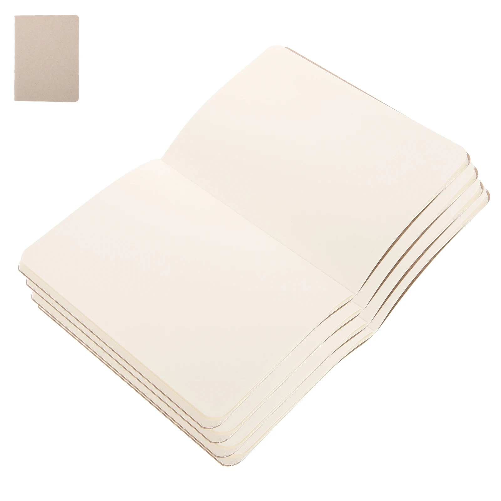 

4Pcs Painting Sketchbook Set Thick Paper Watercolor Drawing Pads for Students Portable Professional Use Mini Watercolor