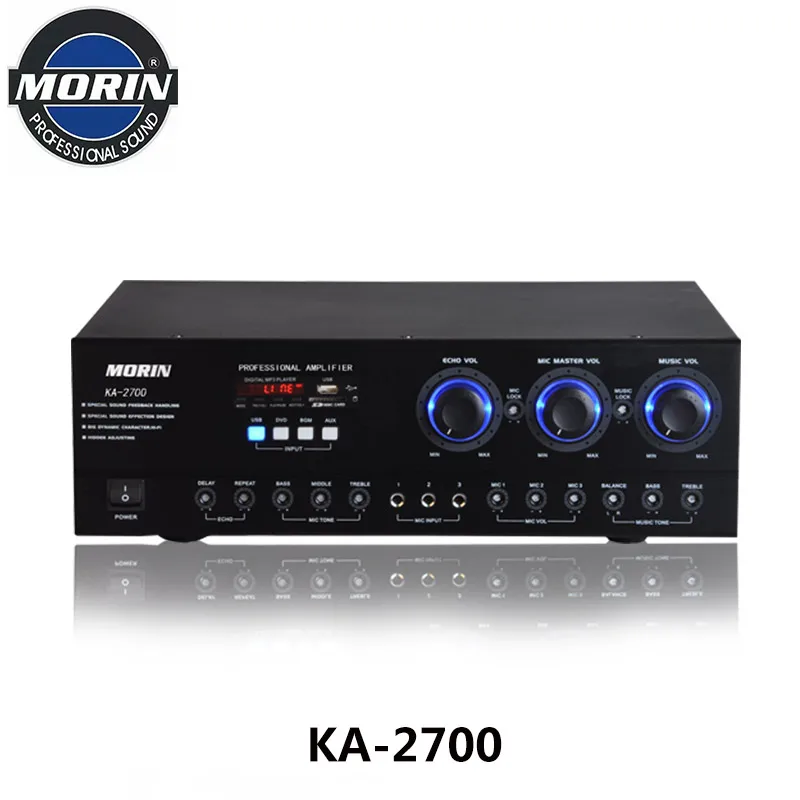 Stage Master Stereo Power Speaker Hifi Subwoofer Universal PA Karaoke Audio Amplifier KA-2700