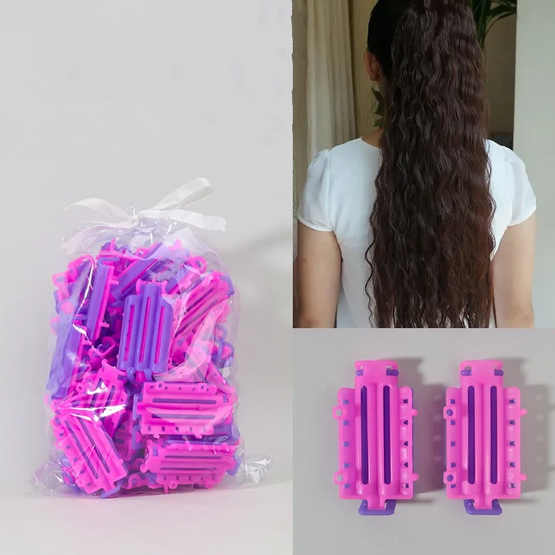 

45pcs Hair Root Fluffy Perm Hair Clip Reusable Corn Silk Wave Perm Bar Curler DIY Curler Fluffy Clamps Hair Care Styling Tools