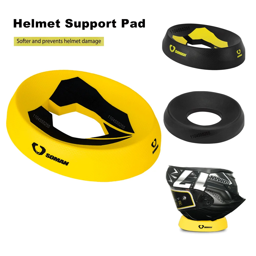 

Helmet Support Pad Portable Motorcycle Helmets Stand Donut Ring Scratch-resistant Anti-skid Anti-scratch Helmet Accessories