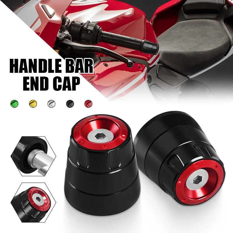 

New For RS660 RS 660 TUONO 660 2020-2024 Motorcycle Ends Handlebar Handle Bar Grips Cap Anti Vibration Plugs Slider Cover rs660