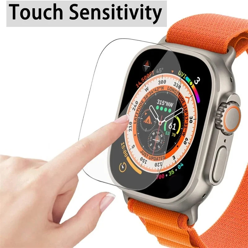 Soft Hydrogel Screen Protector Film For Apple Watch Ultra 49mm Clear Anti-Scratch for Smartwatch iWatch 8 Pro 49mm HD Protectiv