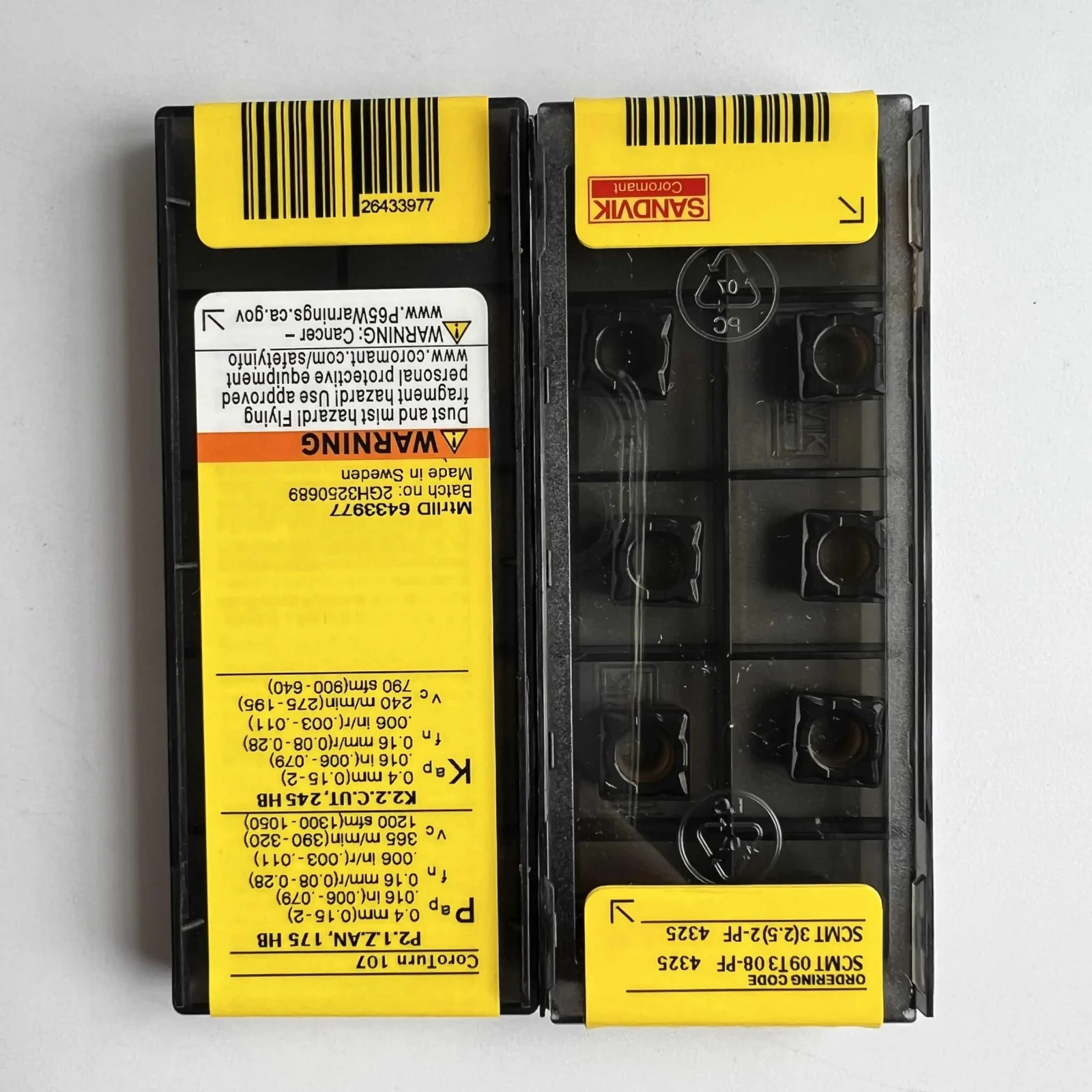 

SCMT09T308-PF 4325 /Original genuine CNC alloy blade 10 PCS