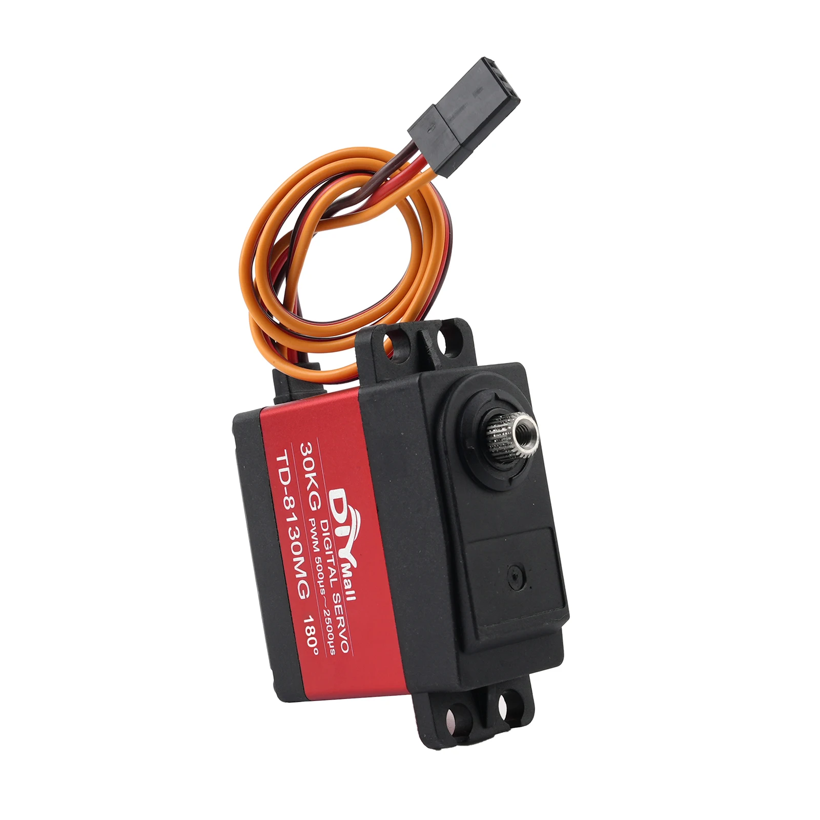 TD-8130MG 30KG 180/270/360度 °   HV デジタル高精度メタルギア RC サーボモーター 4.8-8.4V 25T アームホーン RC モデルカーロボットアーム用