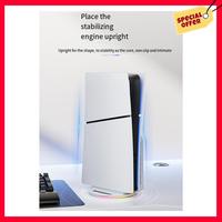 -A25M Vertical Stand For PS5 Slim Console Disc And Digital Edition Holder RGB Base For Playstation 5 Slim