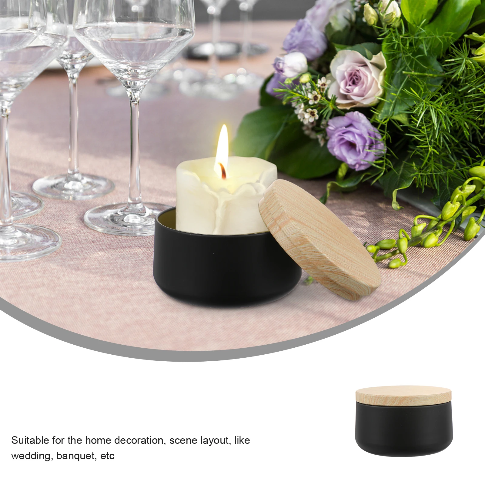 

4 Pcs C Jars Tinplate Containers Sealed Cases for DIY C les Home Exquisite Gift Boxes Decor Wedding Party Supplies