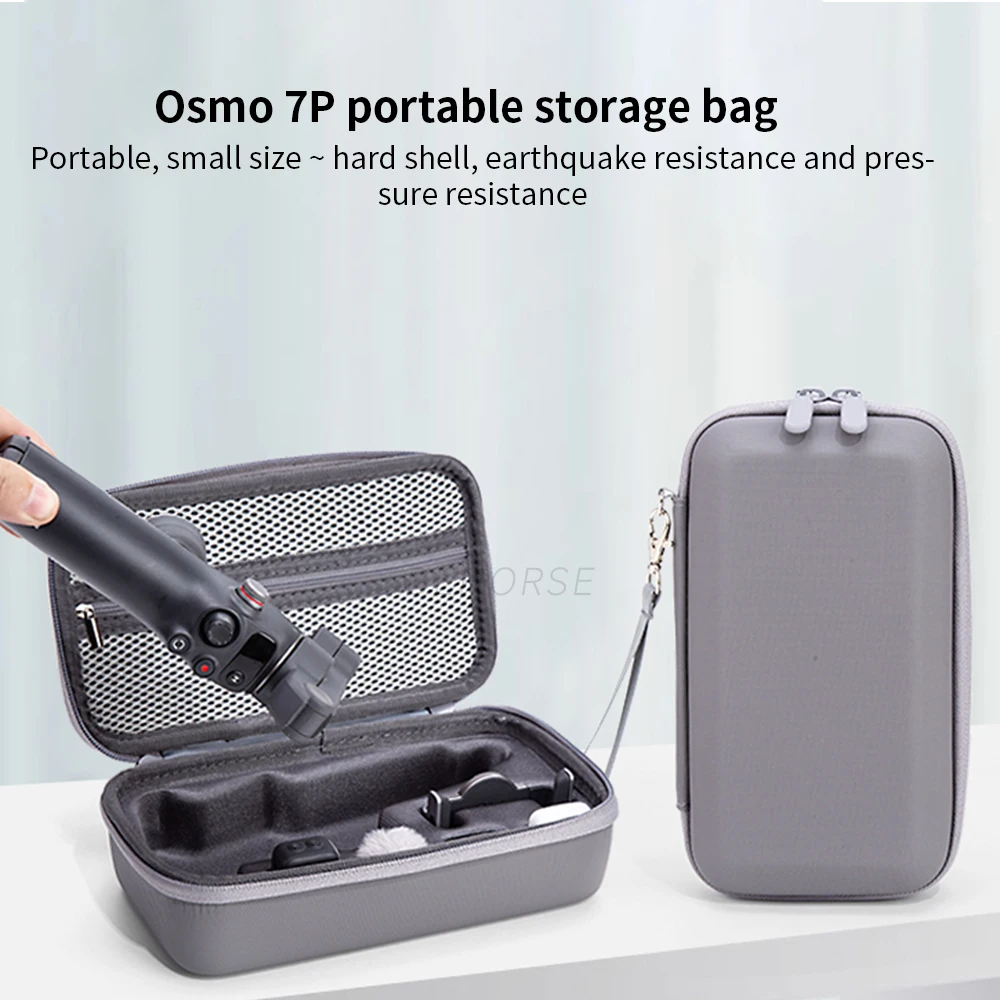 حافظة محمولة لـ DJI OSMO Mobile 7P حقيبة تخزين صلبة تحمل حقيبة يد صندوق سفر لـ DJI Mobile 7P ملحقات Gimbal المحمولة