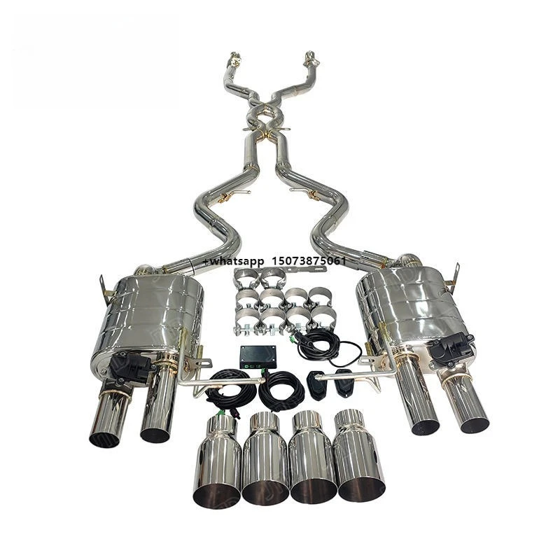 

304 Stainless Steel Catback Muffler Valvetronic Exhaust System for 2009-2013 E92 M3 4.0L Exhaust