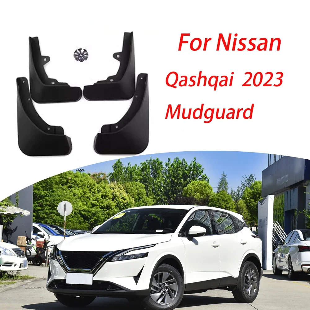 

Front and Rear Splash Guards Mudguard For Nissan Qashqai Car Special Protector Auto 2023 Fender Scratch Plate Style Accessories