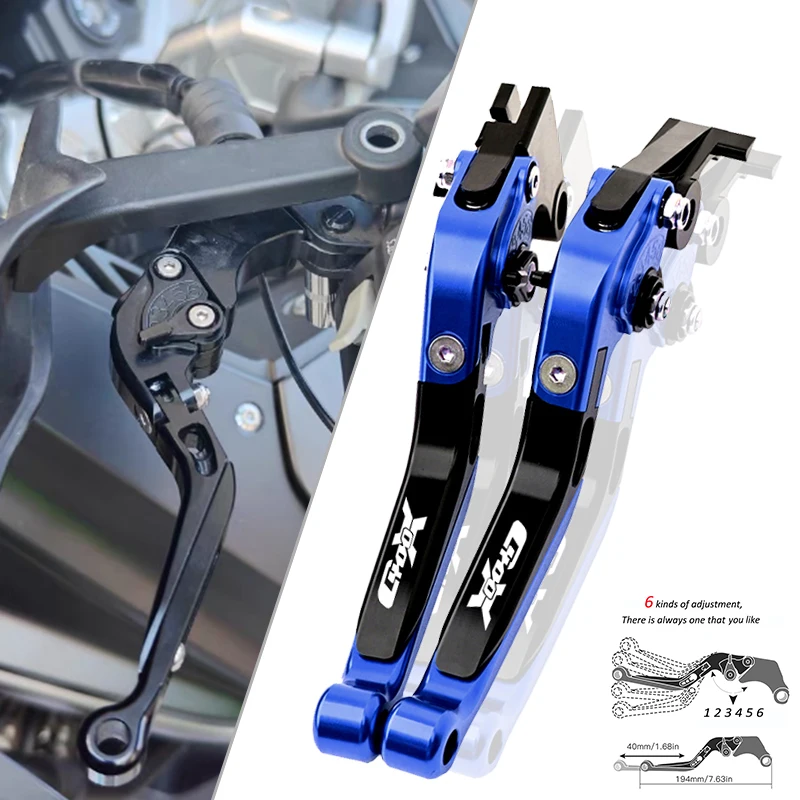 

Регулируемые складные тормозные рычаги сцепления для мотоцикла, ручки для руля, рычаг для BMW C400X C 400X 2018-2022, аксессуары