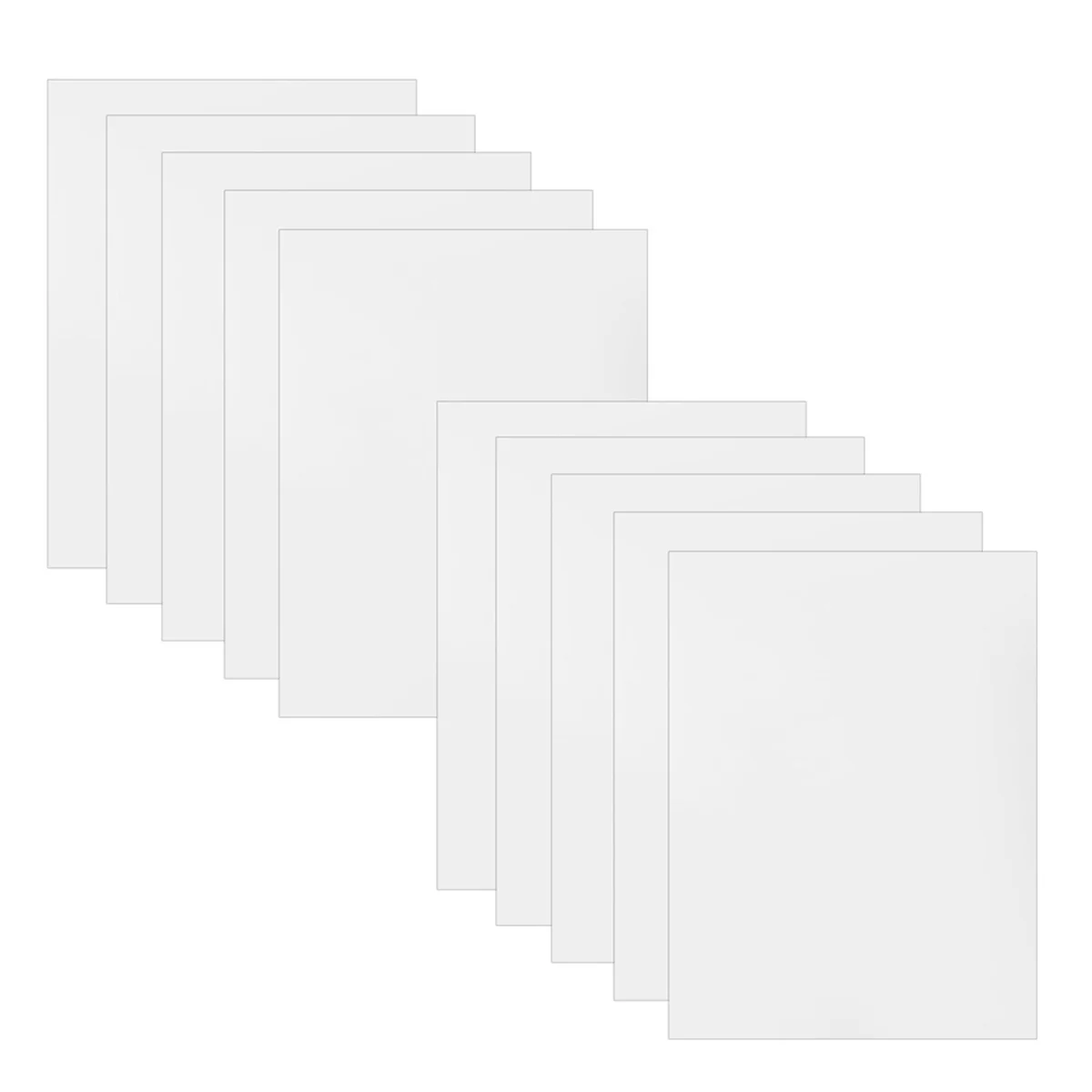 ONGE Printable Magnetic Sheets, 8.5x 11inch, 10Pack Glossy Magnet Printer Paper for Inkjet, Magnetic Printer Paper for Fridge