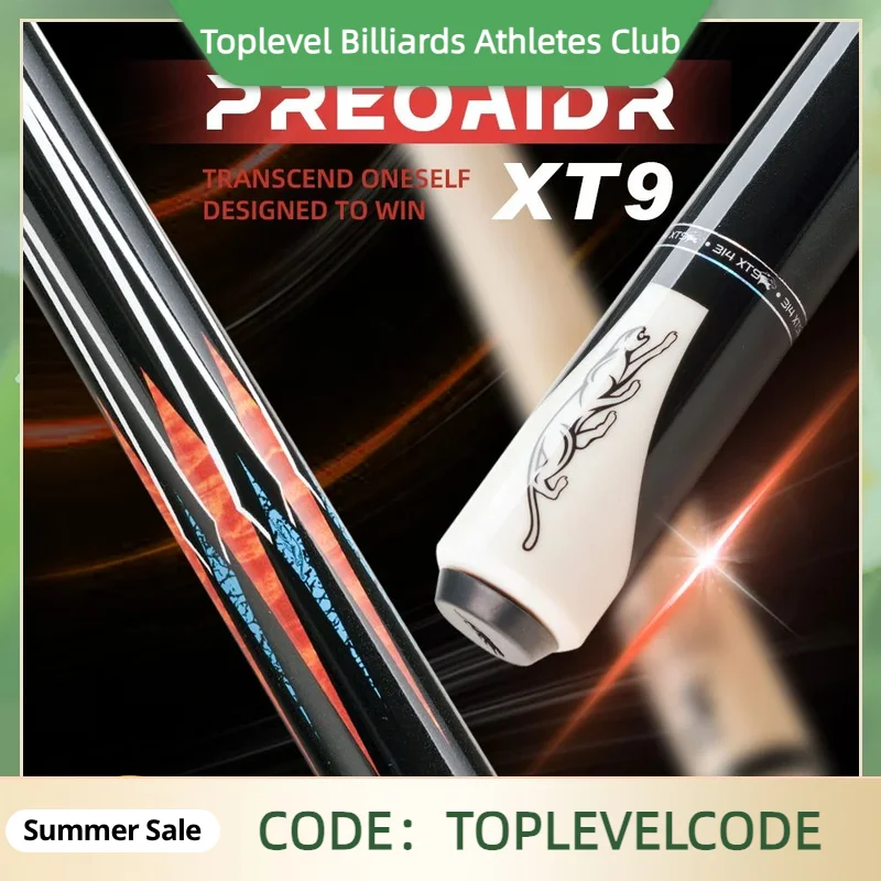 

PREOAIDR-Billiard Pool Cue Stick, Snooth Grip, технология Uni-lock Joint, XT9 3142, 10,5 мм, 11,5 мм, 12,5 мм