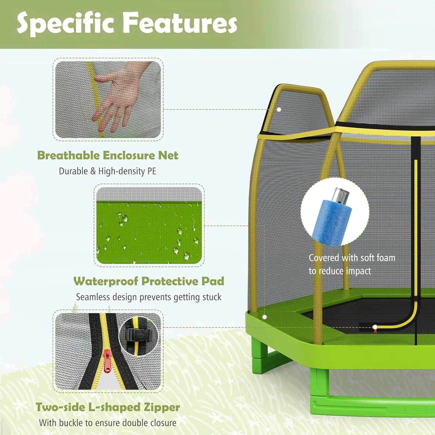 

7-футовый батут для детей