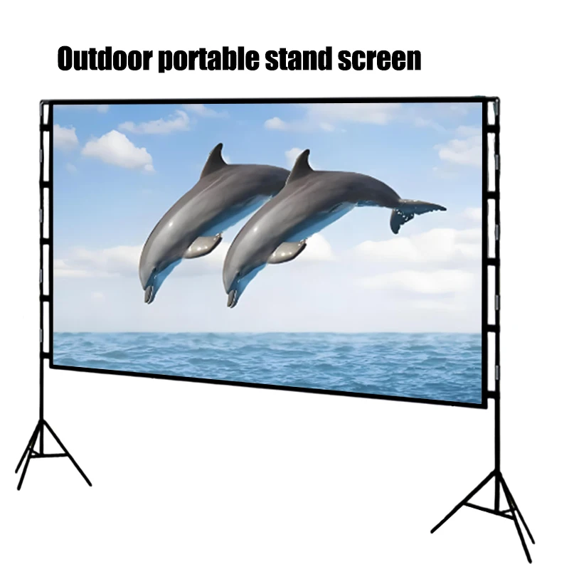 

Double triangular bracket screen, essential for outdoor camping, easy to install, space saving, and convenient to carry