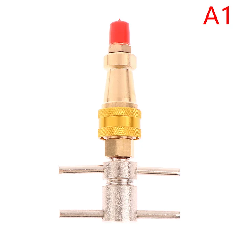 Refrigerator Quick Connector, Refrigerator Plus Fluoride, Fluoride Filling Tool 1/4 "plus Snow Cleaning and Dredging Pipes