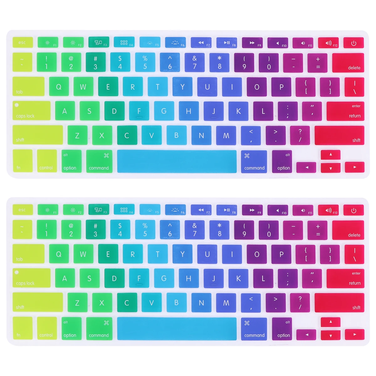 

Keyboard Cover Durable Keyboard Film Fashion Keyboard Protector Compatible for Pro Air A1466 A1466 A1502 (Colorful)