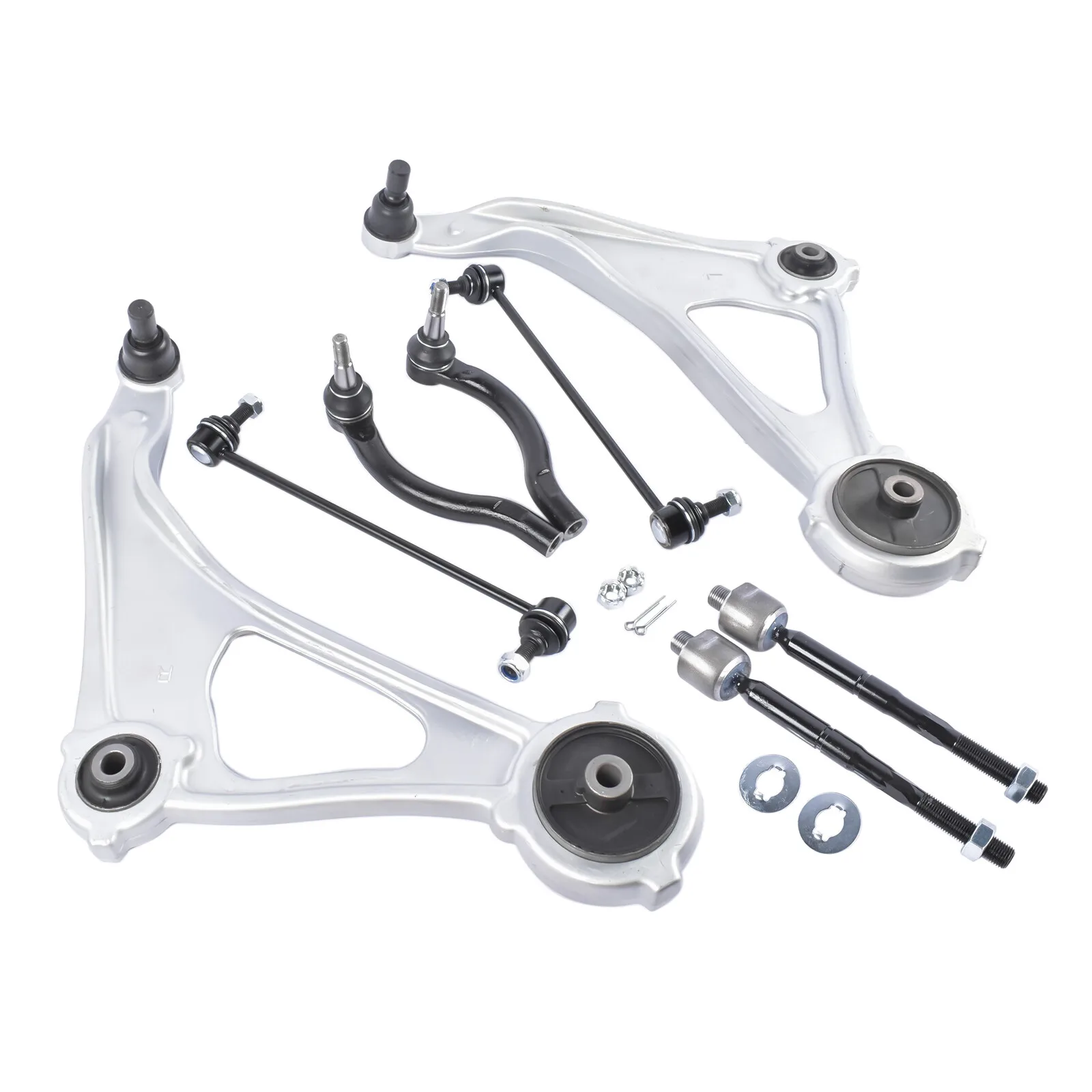 AP02 8Pcs Front Lower Control Arms Sway Bars Tie Rods Kit for Nissan Altima 2015-2018 Maxima 2016-2023 CMS301170 CMS301171 K750094