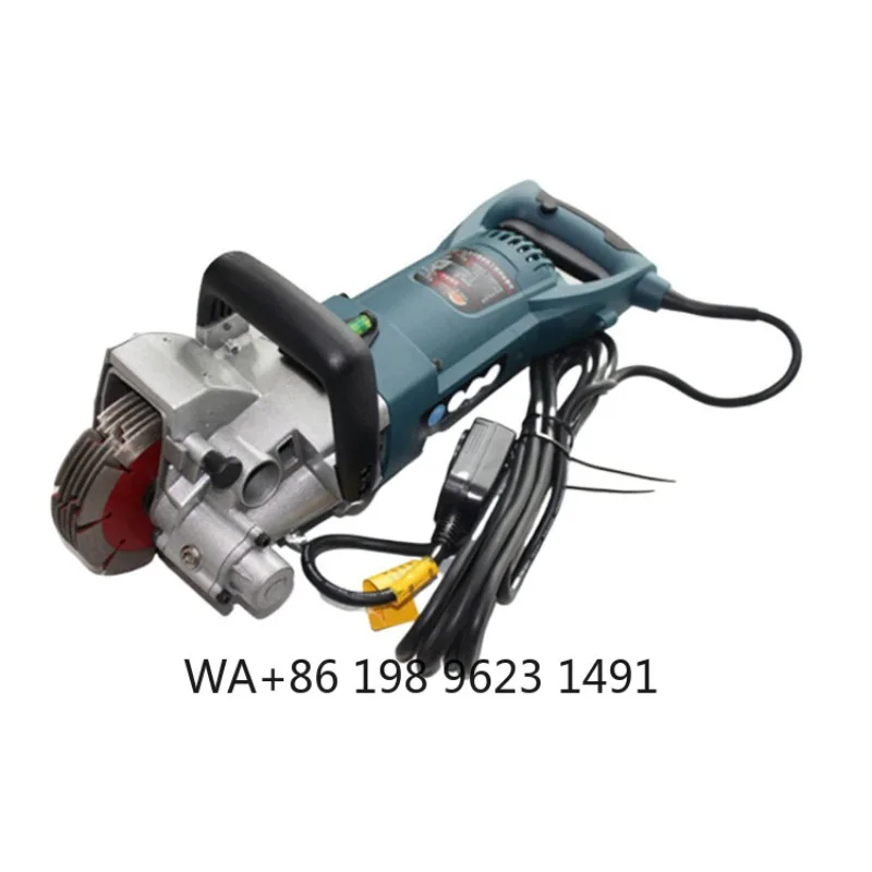 7 Blades Wall Chaser High Power Concrete Grooving  Portable Wall Cutter for Construction Site Operation
