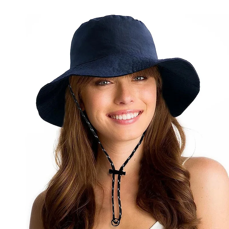 Letni kapelusz rybacki zapobiegający rozpryskiwaniu się wody na świeżym powietrzu Kapelusz alpinistyczny do wędkowania na świeżym powietrzu Blokowany kolorem parasol przeciwsłoneczny